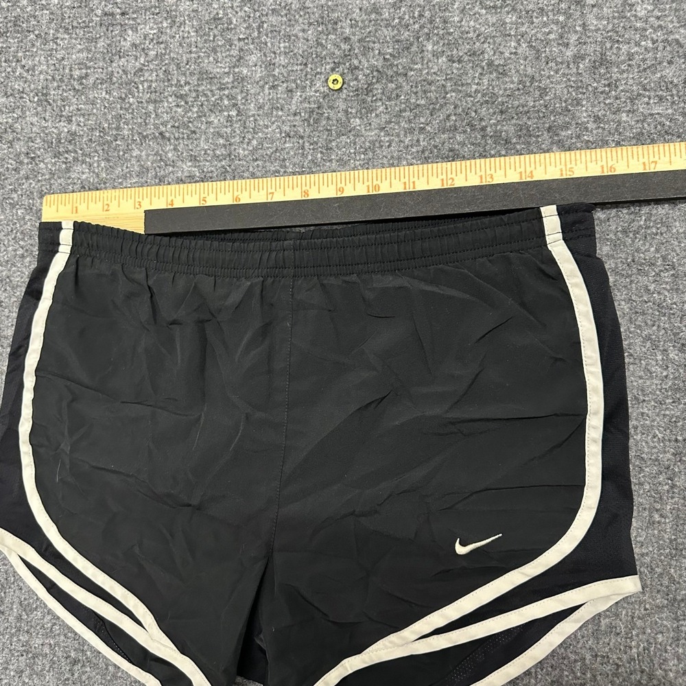 Nike Running Shorts Womens Size XS Black Dri-Fit Athletic Mesh Trim Workout